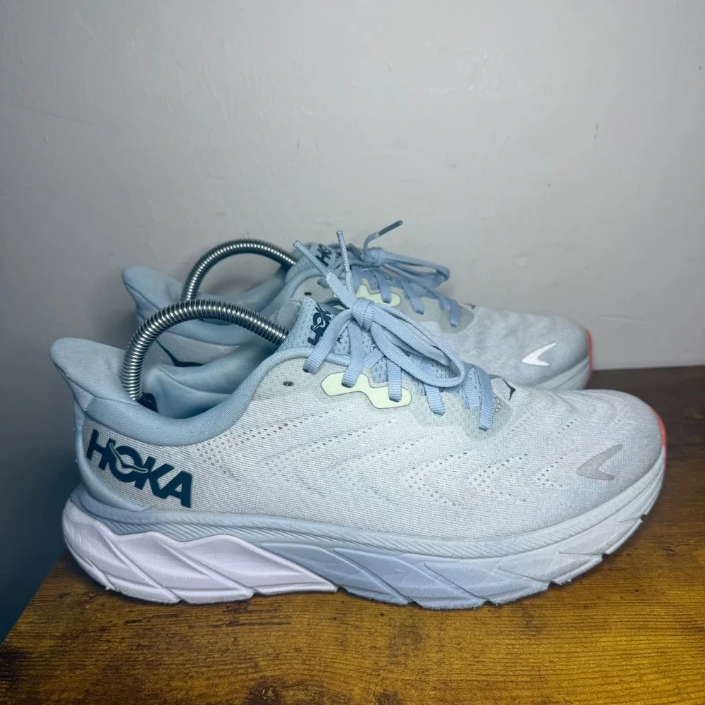 Hoka Arahi 6 Running Shoes Womens Size 10 Light Blue PABE 1123195